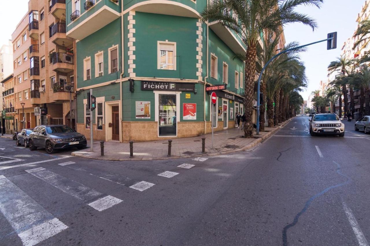 Hb Apartments - Apartamento Plaza Luceros Playa Alicante Loft Com Exteriör bild